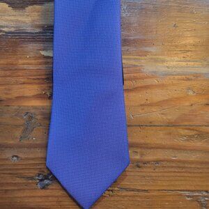 George Necktie Tie Purple 100% Polyester Stain Resistant New with Tags